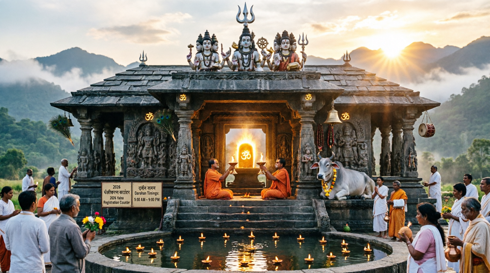 त्र्यंबकेश्वर ज्योतिर्लिंग 2026: नासिक का पवित्र शिव मंदिर, गोदावरी का उद्गम और धार्मिक महत्व