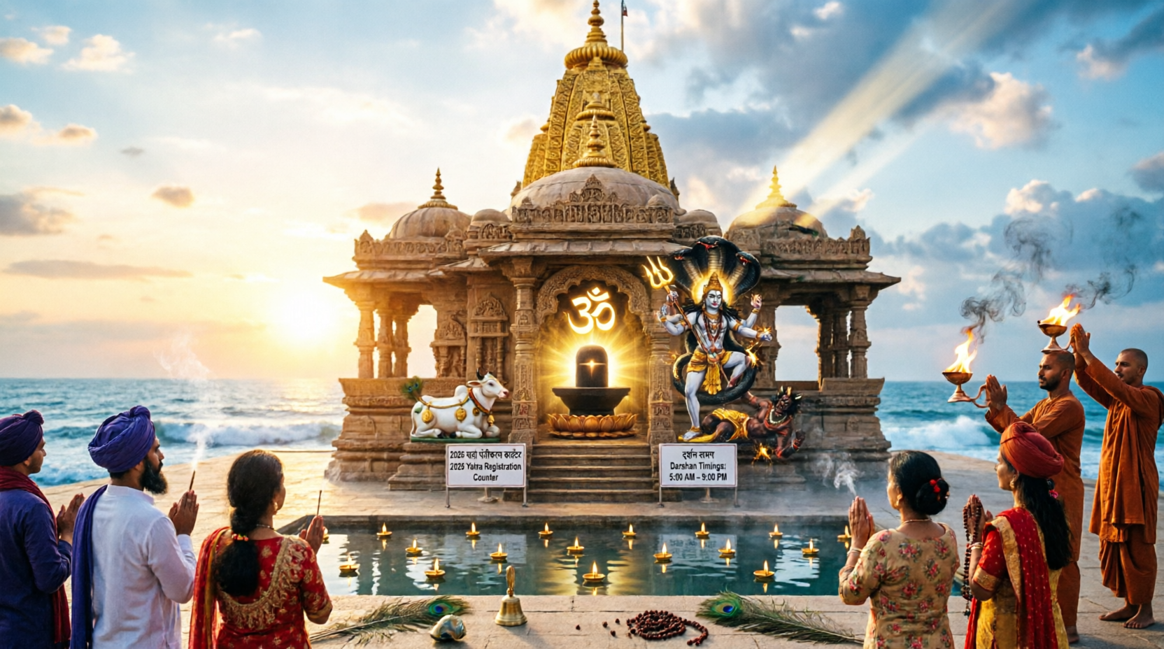 नागेश्वर ज्योतिर्लिंग 2026: द्वारका के पवित्र शिव मंदिर और राहु-केतु दोष निवारण