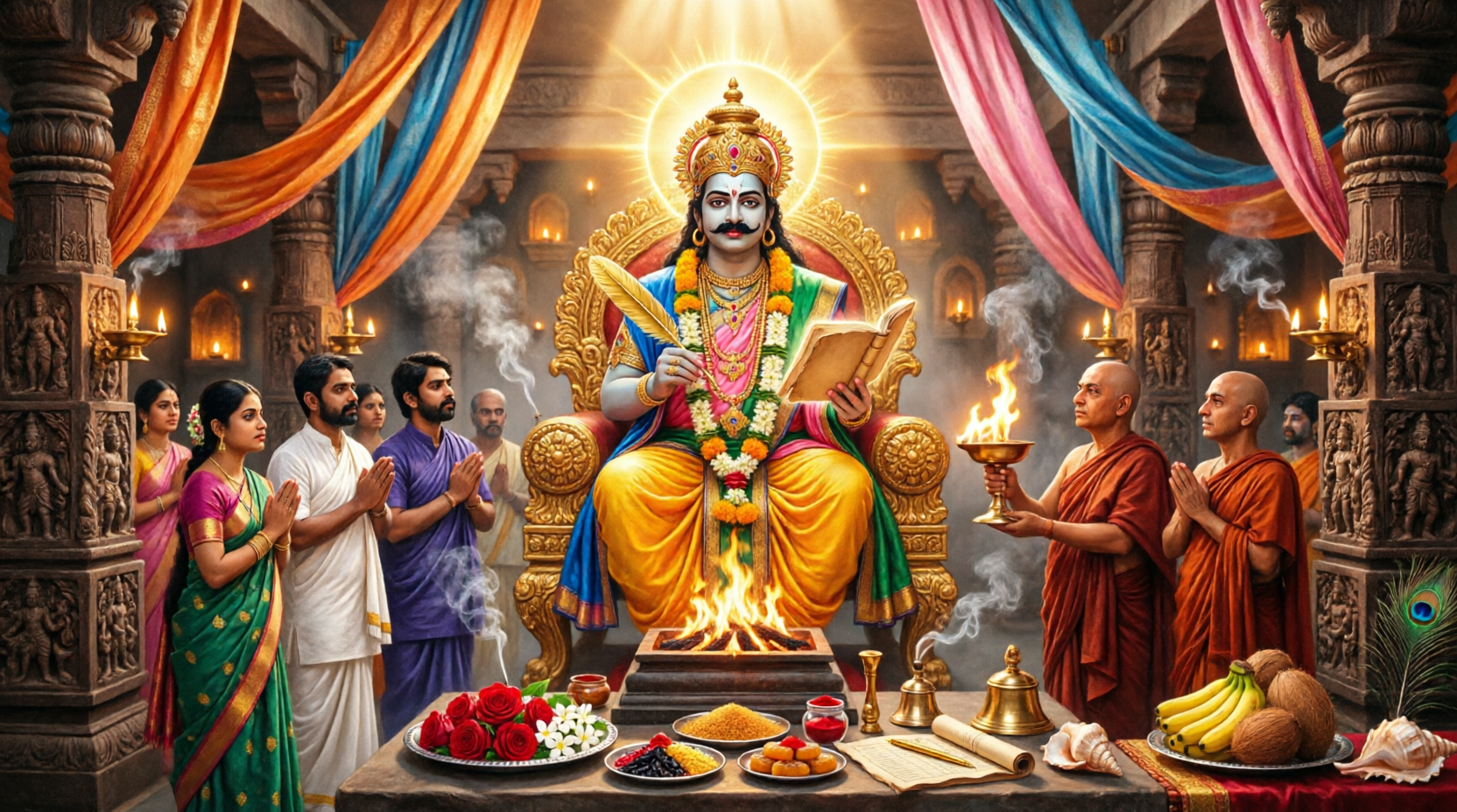चित्रगुप्त पूजा 2026 कब है? | Chitragupta Puja 2026 Date, Muhurat, Vidhi aur Mahatva in Hindi