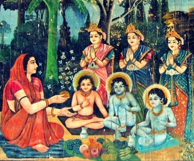 सती माता अनुसूया की कथा, जन्मोत्सव महत्व और त्रिदेव पुत्र बनने का रहस्य