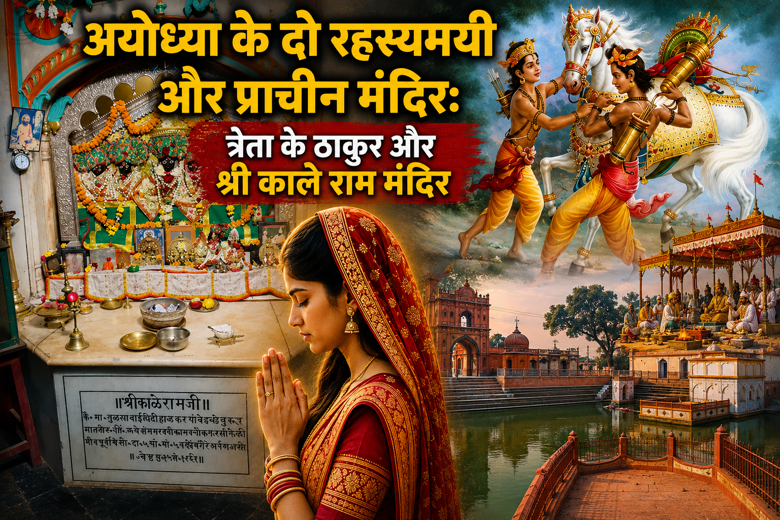 अयोध्या के दो रहस्यमयी और प्राचीन मंदिर: त्रेता के ठाकुर और श्री काले राम मंदिर | इतिहास, मान्यता और दर्शन गाइड 🕉️