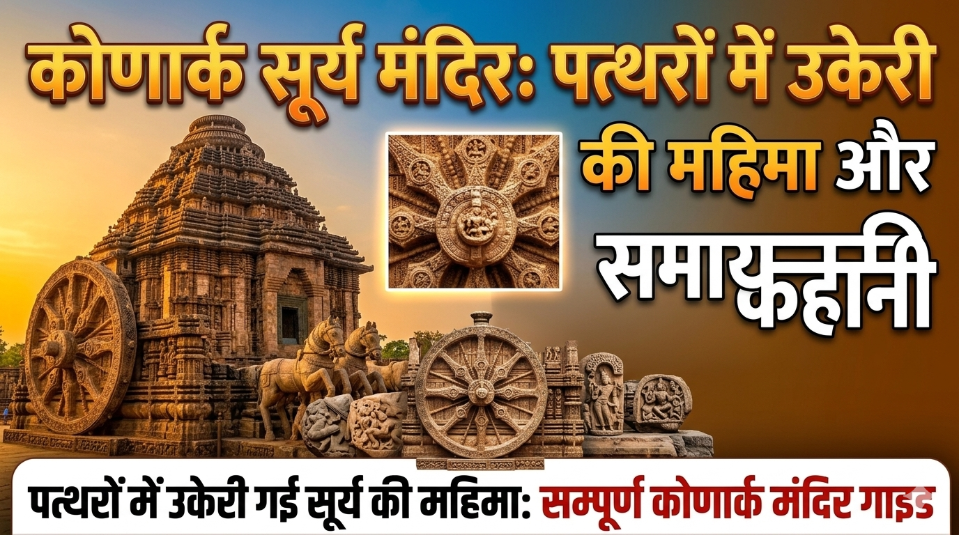 कोणार्क सूर्य मंदिर: पत्थरों में उकेरी गई सूर्य की महिमा और समय की कहानी