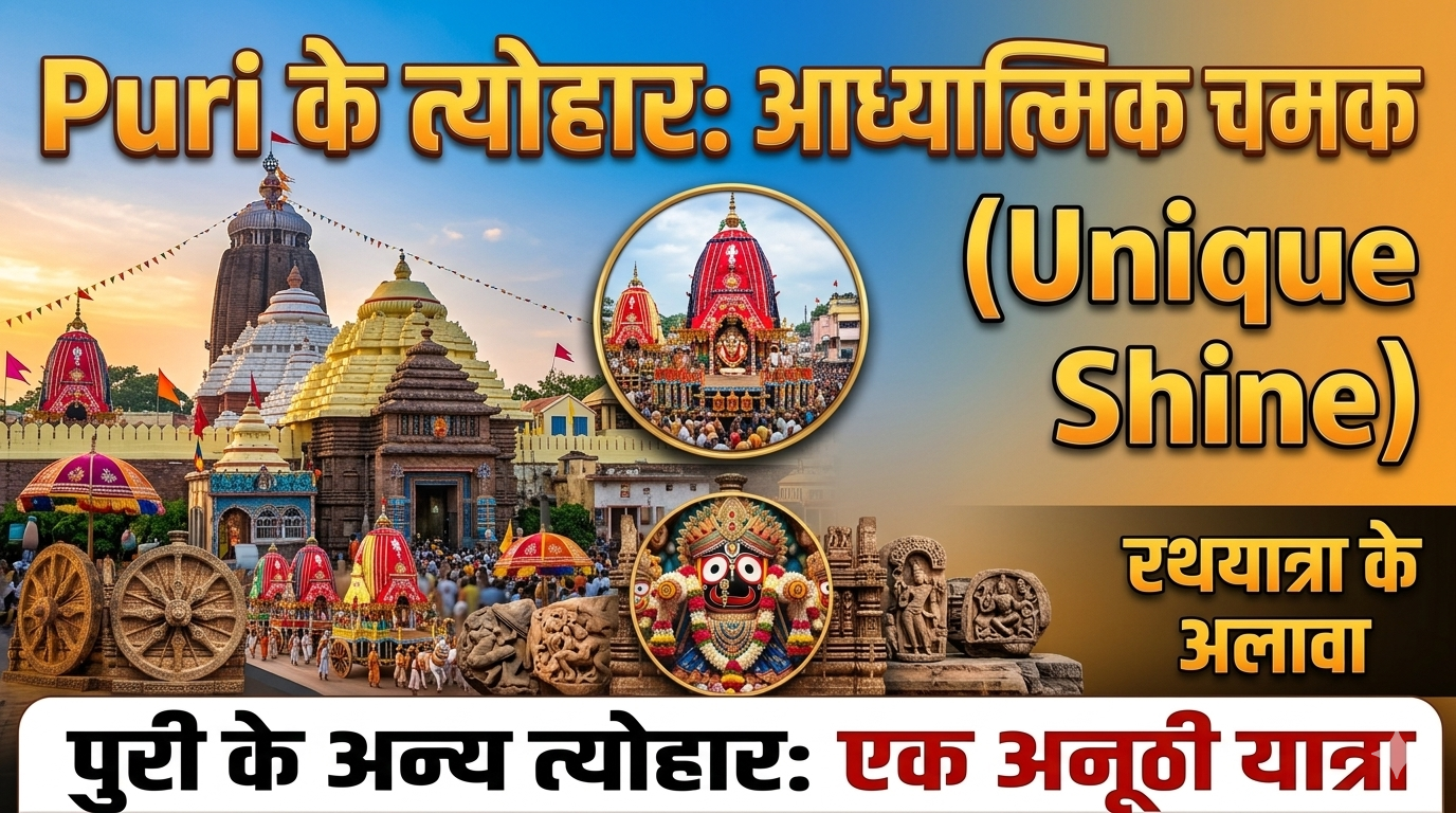 पुरी के त्योहार: रथयात्रा के अलावा जिनकी आध्यात्मिक चमक है अनोखी (सम्पूर्ण जानकारी)
