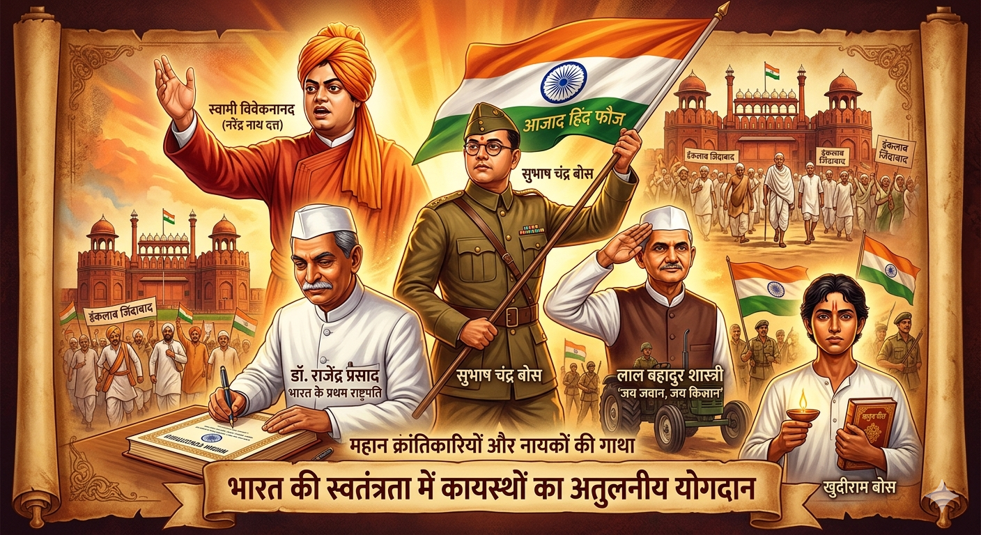 भारत के स्वतंत्रता संग्राम में कायस्थ समाज का ऐतिहासिक योगदान